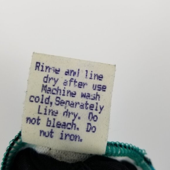 Vintage Nike Running Tights Track Pants Teal Black Purple Unisex size Large - Picture 9 of 11